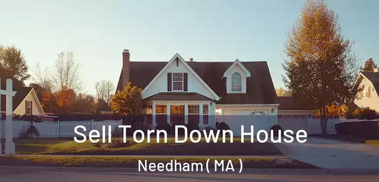  Sell Torn Down House Needham ( MA )