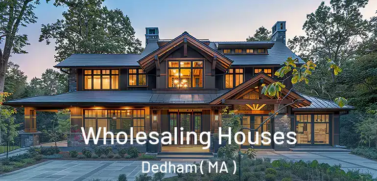  Wholesaling Houses Dedham ( MA )